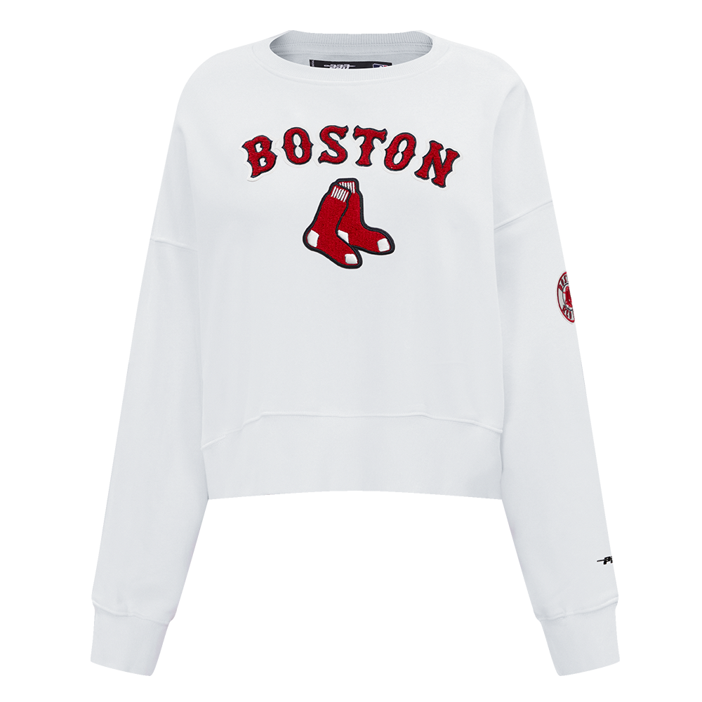MLB BOSTON RED SOX CLASSIC WOMEN S CREWNECK WHITE Pro Standard