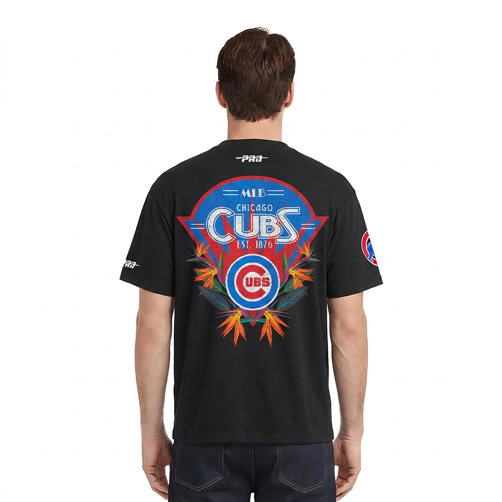 MLB CHICAGO CUBS PARADISE MEN'S S/S TEE (BLACK)
