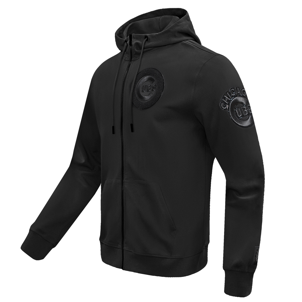 MLB CHICAGO CUBS TRIPLE BLACK DK FZ HOODIE (TRIPLE BLACK)