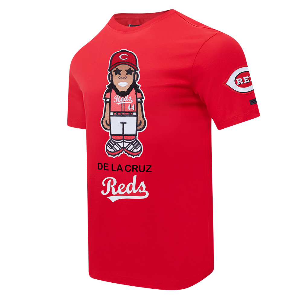 MLB CINCINNATI REDS ELLY DE LA CRUZ #44 AVATAR MEN'S SJ TEE (RED)