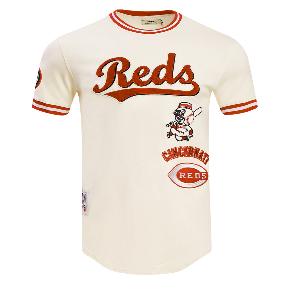 MLB CINCINNATI REDS RETRO CLASSIC MEN'S TOP (EGGSHELL/ RED) – Pro Standard