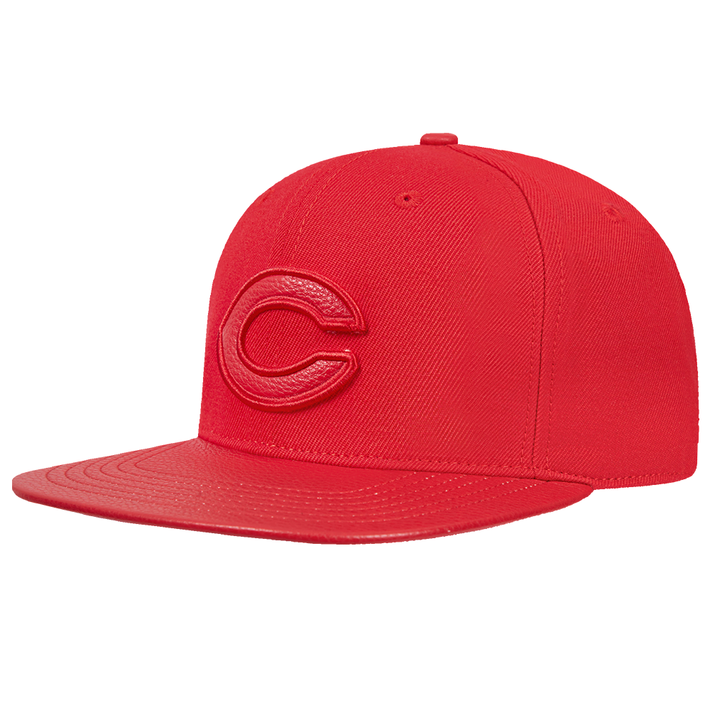 MLB CINCINNATI REDS TRIPLE TONAL PRIMARY LOGO STRAPBACK HAT (RED)