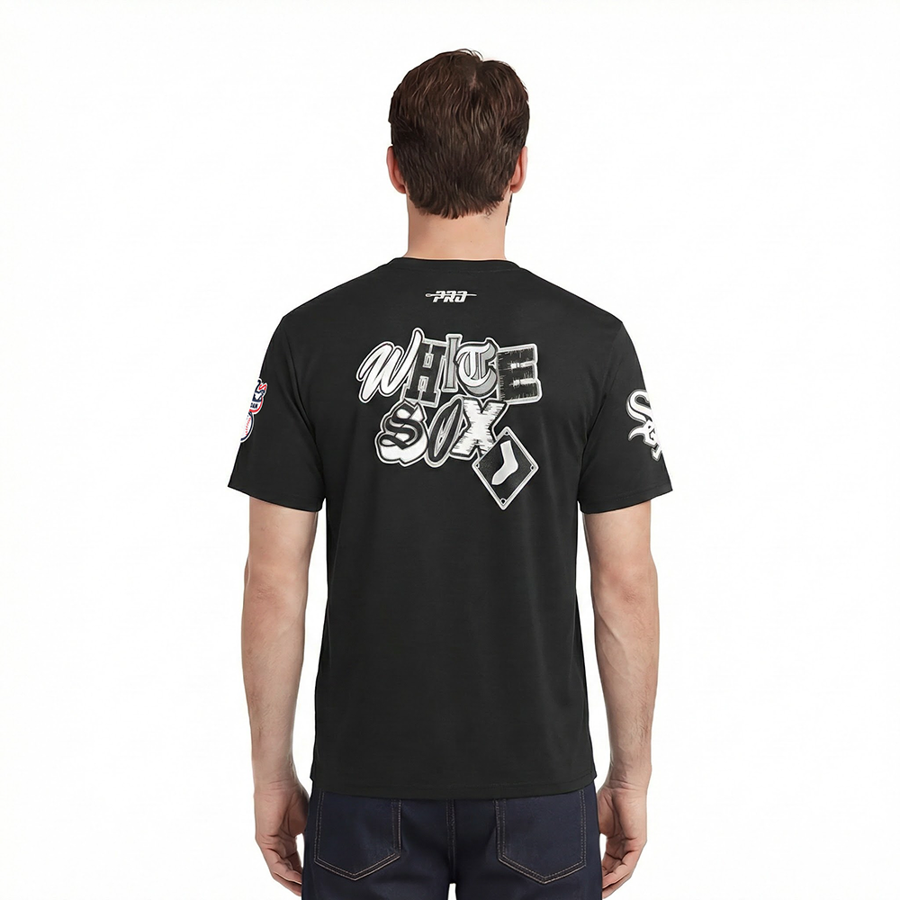 MLB CHICAGO WHITE SOX CITY RANSOM MEN'S SINGLE JERSEY TEE (BLACK)