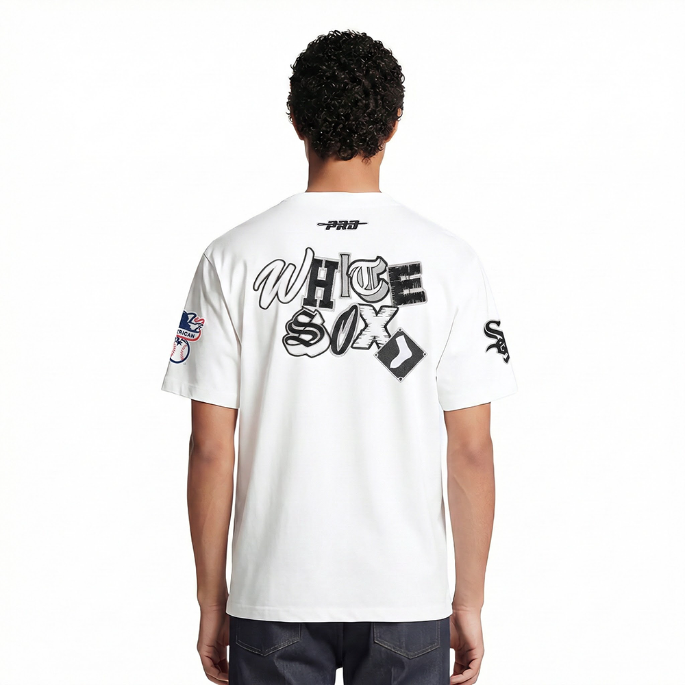 MLB CHICAGO WHITE SOX CITY RANSOM MEN'S SINGLE JERSEY TEE (WHITE)