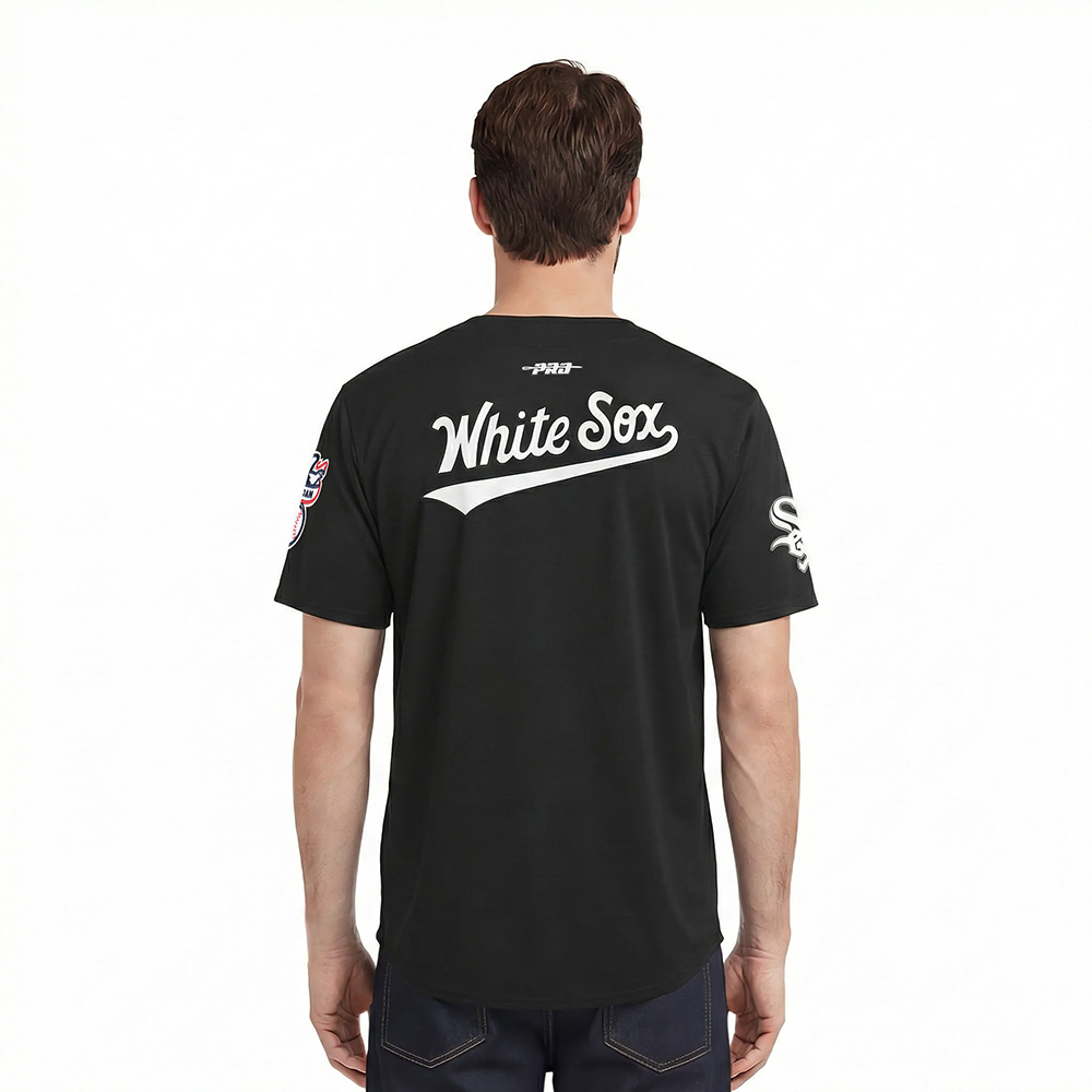 MLB CHICAGO WHITE SOX CITY RANSOM MEN'S SINGLE JERSEY TEE (BLACK)