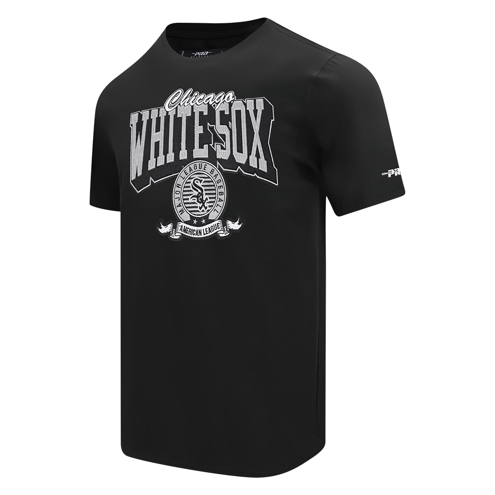 MLB CHICAGO WHITE SOX TEAM BADGE MEN'S WM SJ TEE (BLACK)