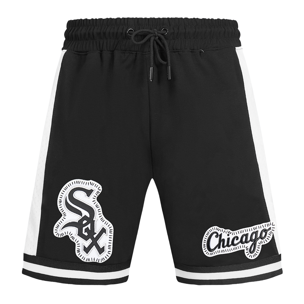 MLB CHICAGO WHITE SOX DIY PICK STITCH MEN'S DOUBLE KNIT 2.0 SHORT (BLACK)