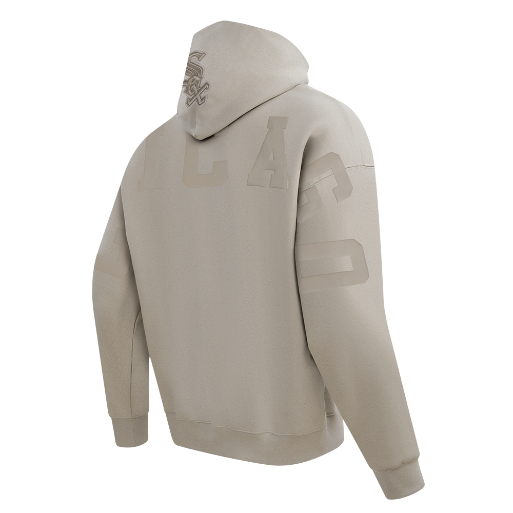 MLB CHICAGO WHITE SOX WINGSPAN MEN'S DROP SHOULDER FLC PO HOODIE (TAUPE)