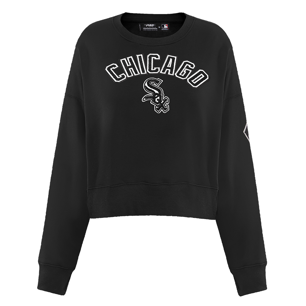 CHICAGO WHITE SOX MASH UP LOGO SATIN JACKET (BLACK) – Pro Standard