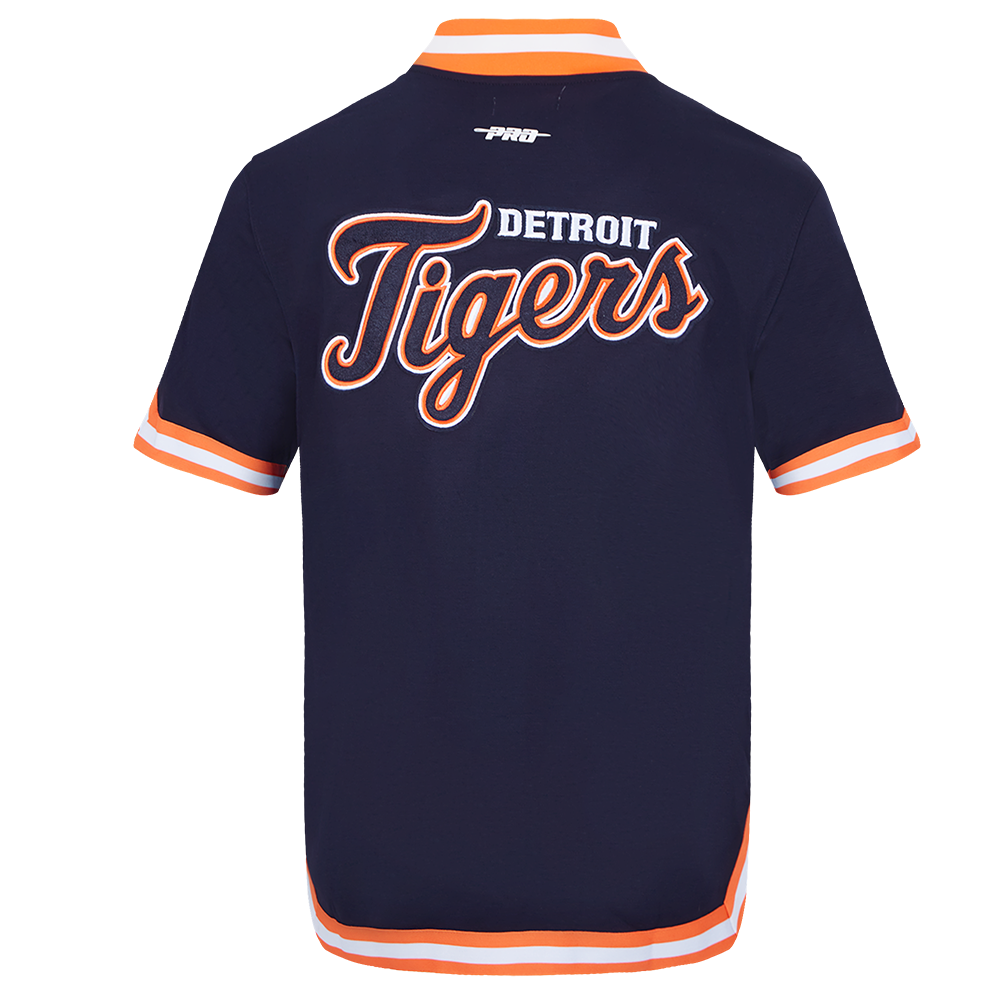 MLB DETROIT TIGERS CLASSIC MEN'S WARM UP JACKET (MIDNIGHT NAVY/ORANGE) –  Pro Standard