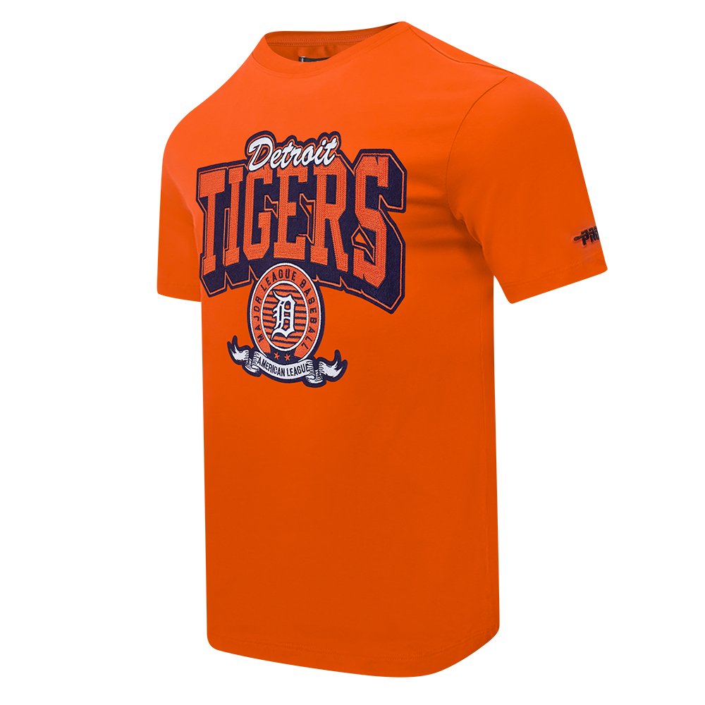 MLB DETROIT TIGERS TEAM BADGE MEN'S WM SJ TEE (ORANGE)