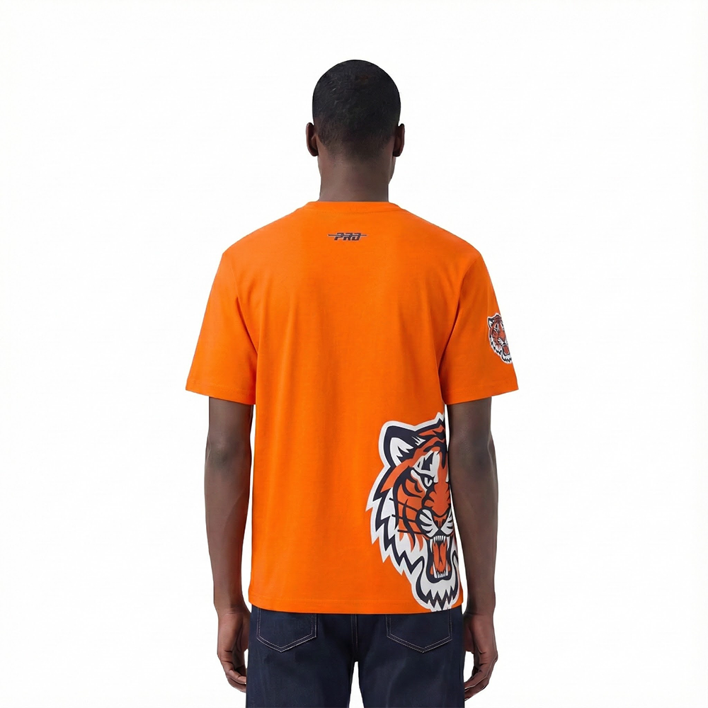MLB DETROIT TIGERS LIVING LARGE MEN'S CJ DROP SHOULDER TEE (ORANGE)