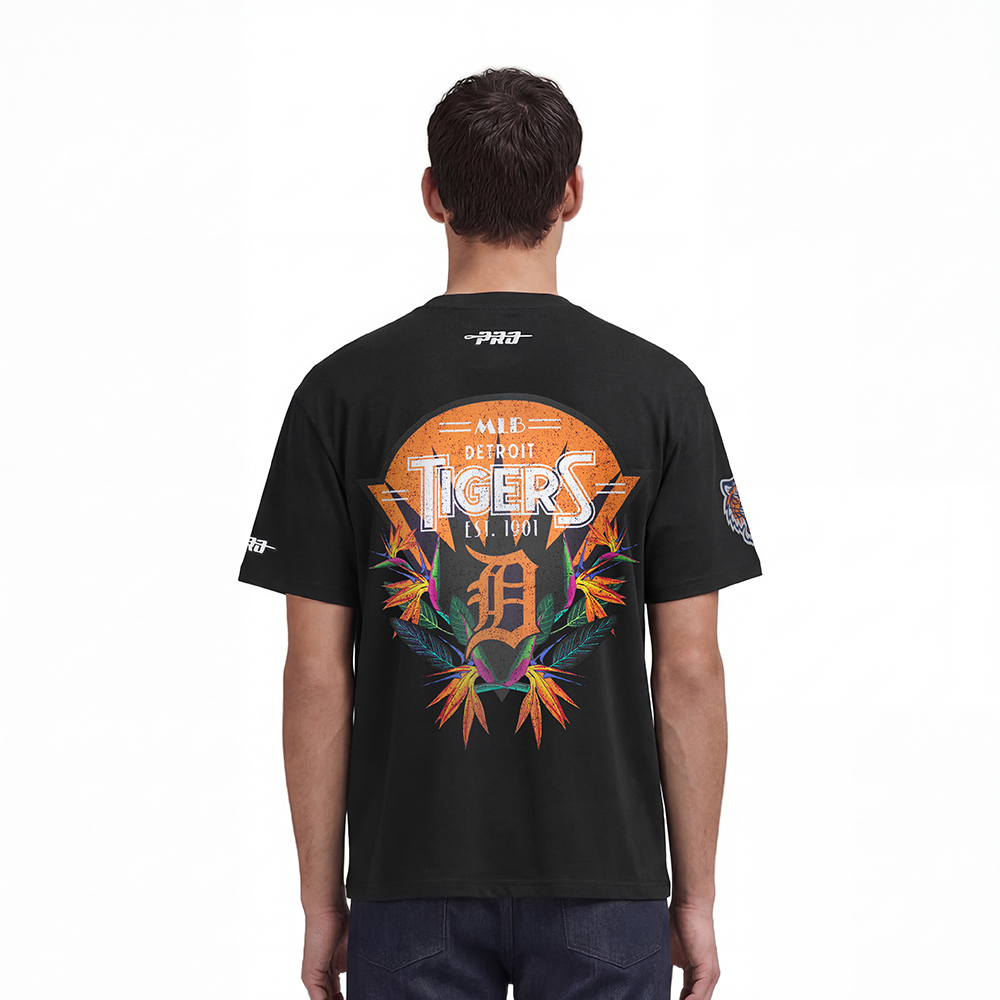 MLB DETROIT TIGERS PARADISE MEN'S S/S TEE (BLACK)