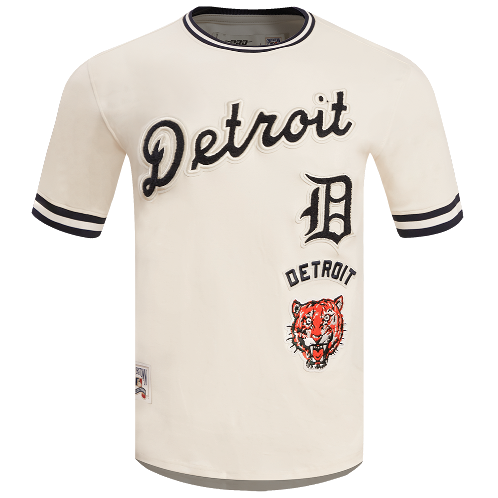 MLB DETROIT TIGERS RETRO CLASSIC MEN´S TEE (EGGSHELL/ MIDNIGHT NAVY)