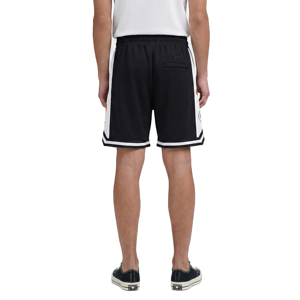 MLB DETROIT TIGERS DIY PICK STITCH MEN'S DOUBLE KNIT 2.0 SHORT (BLACK)