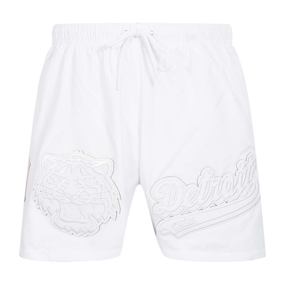 MLB DETROIT TIGERS WHITE OUT MEN'S WOVEN SHORT (WHITE)