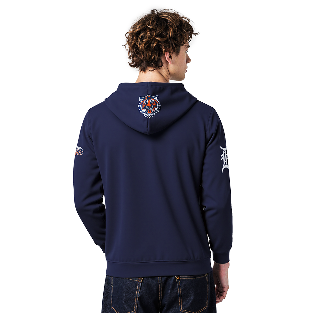 MLB DETROIT TIGERS CITY ARCH MEN'S FLC PO HOODIE (MIDNIGHT NAVY)