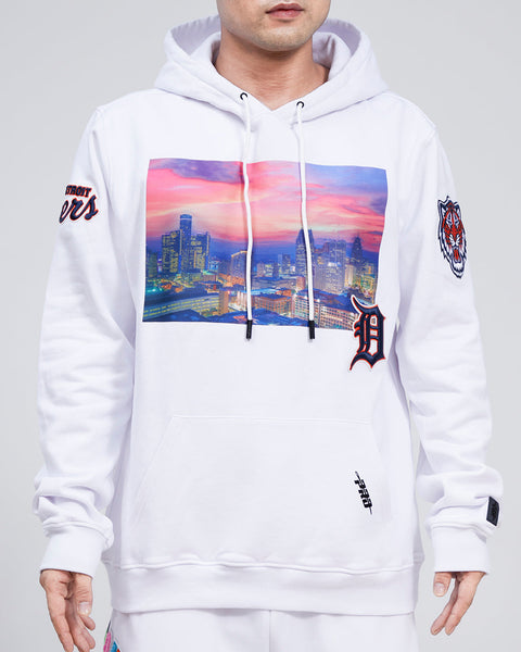 LOS ANGELES DODGERS CITY SCAPE FLC PO HOODIE (WHITE)