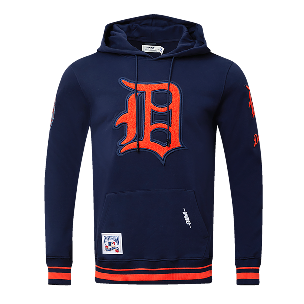 Lids Detroit Tigers Fanatics Branded Vintage Arch Pullover Hoodie -  Oatmeal/Navy