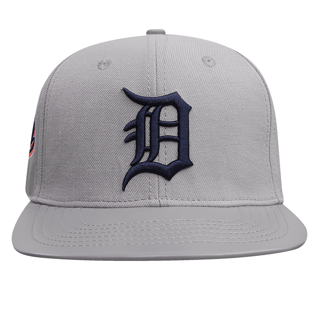 MLB DETROIT TIGERS SCRIPT TAIL WOOL STRAPBACK GRAY Pro Standard