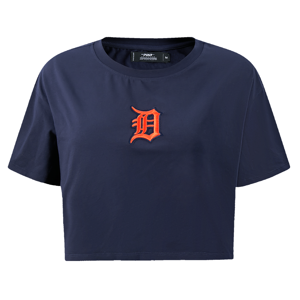MLB DETROIT TIGERS WINGSPAN WOMEN'S SJ BOXY TEE (MIDNIGHT NAVY)