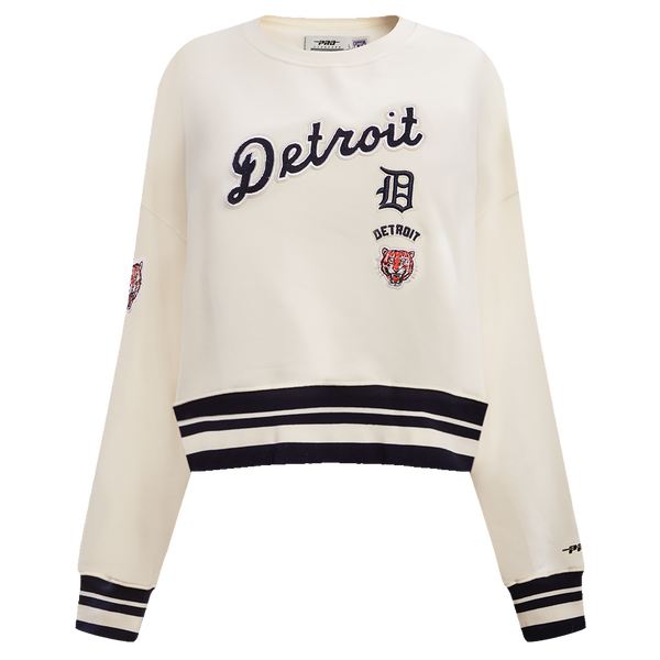 Detroit Tigers Retro Classic Flc Po Hoodie (EGGSHELL/MIDNIGHT NAVY) – Pro  Standard