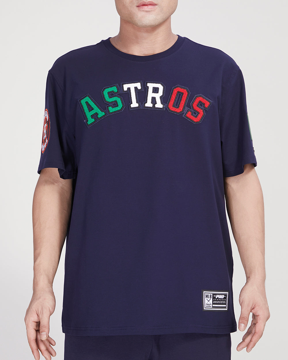 Pro Standard Astros Chrome T-Shirt - Men's