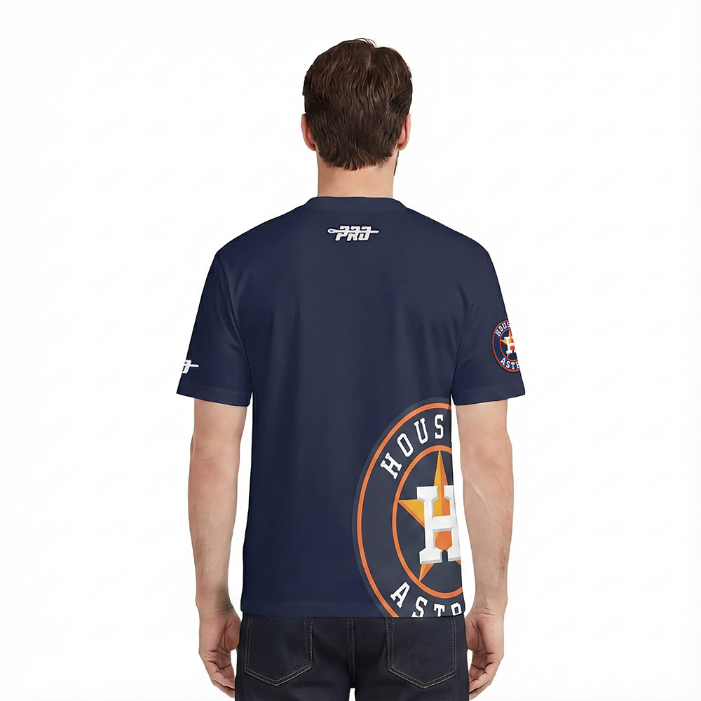 MLB HOUSTON ASTROS LIVING LARGE MEN'S CJ DROP SHOULDER TEE (MIDNIGHT NAVY)