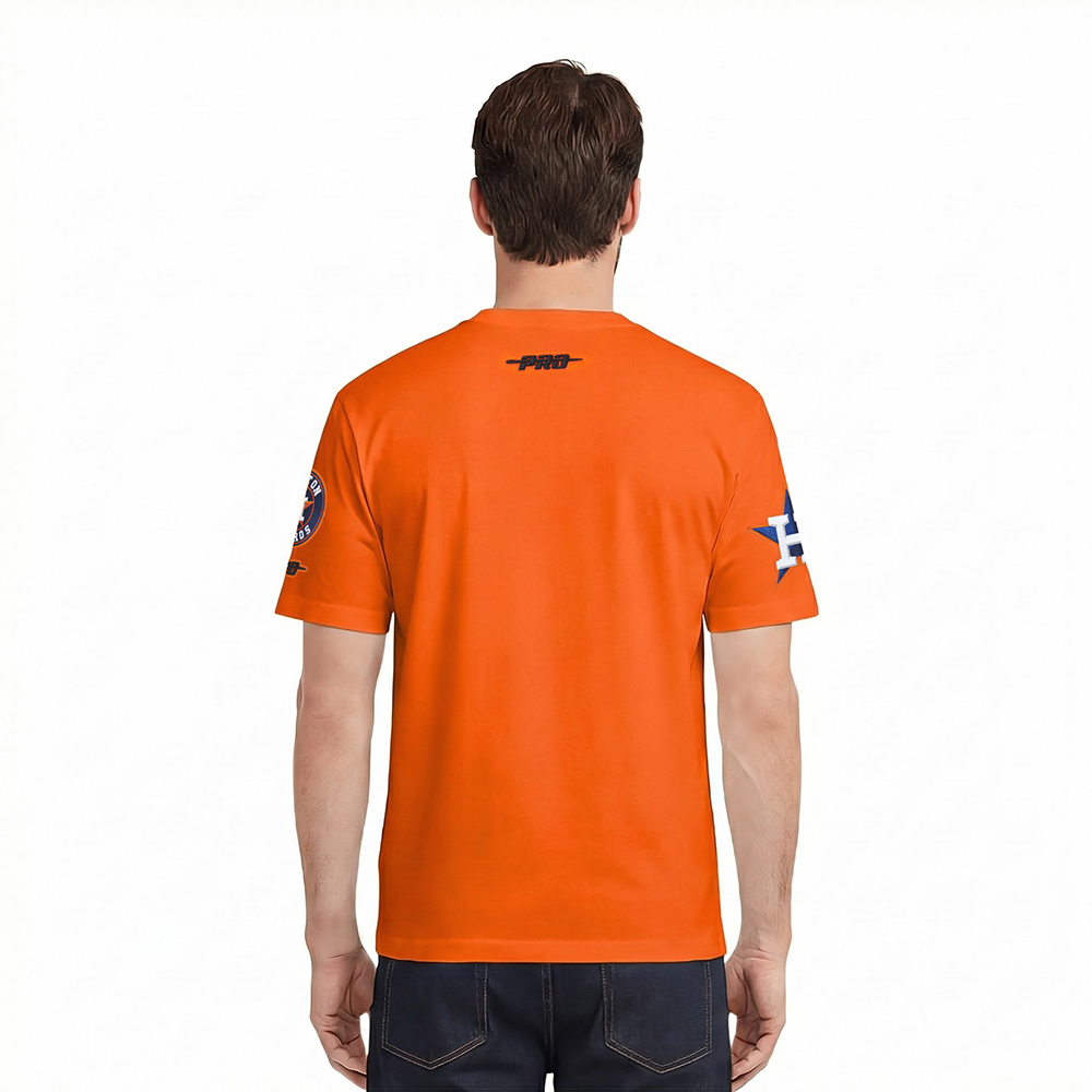 MLB HOUSTON ASTROS CLASSIC CHENILLE MEN'S SJ TEE (ORANGE)
