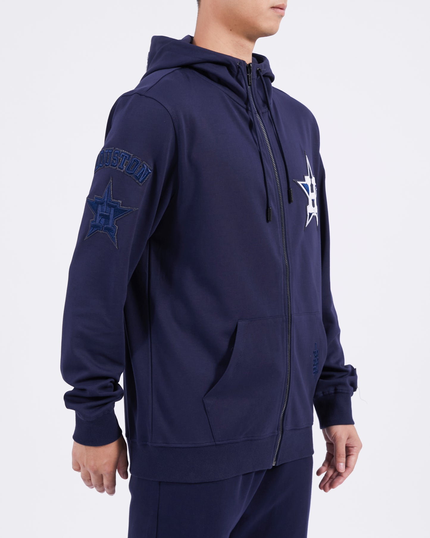 MLB HOUSTON ASTROS TC TONAL OUTLINE MEN'S DK FZ PO HOODIE (MIDNIGHT NAVY)