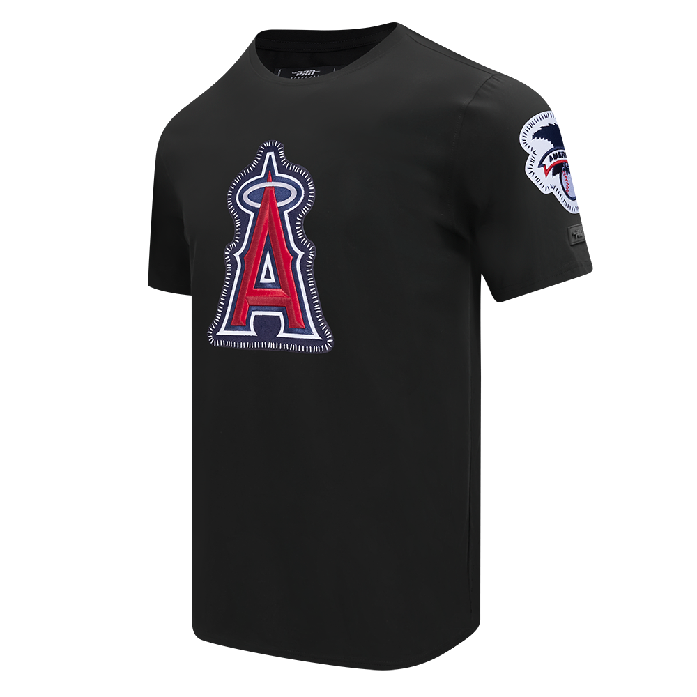 MLB LOS ANGELES ANGELS DIY PICK STITCH MEN'S SJ TEE (BLACK)