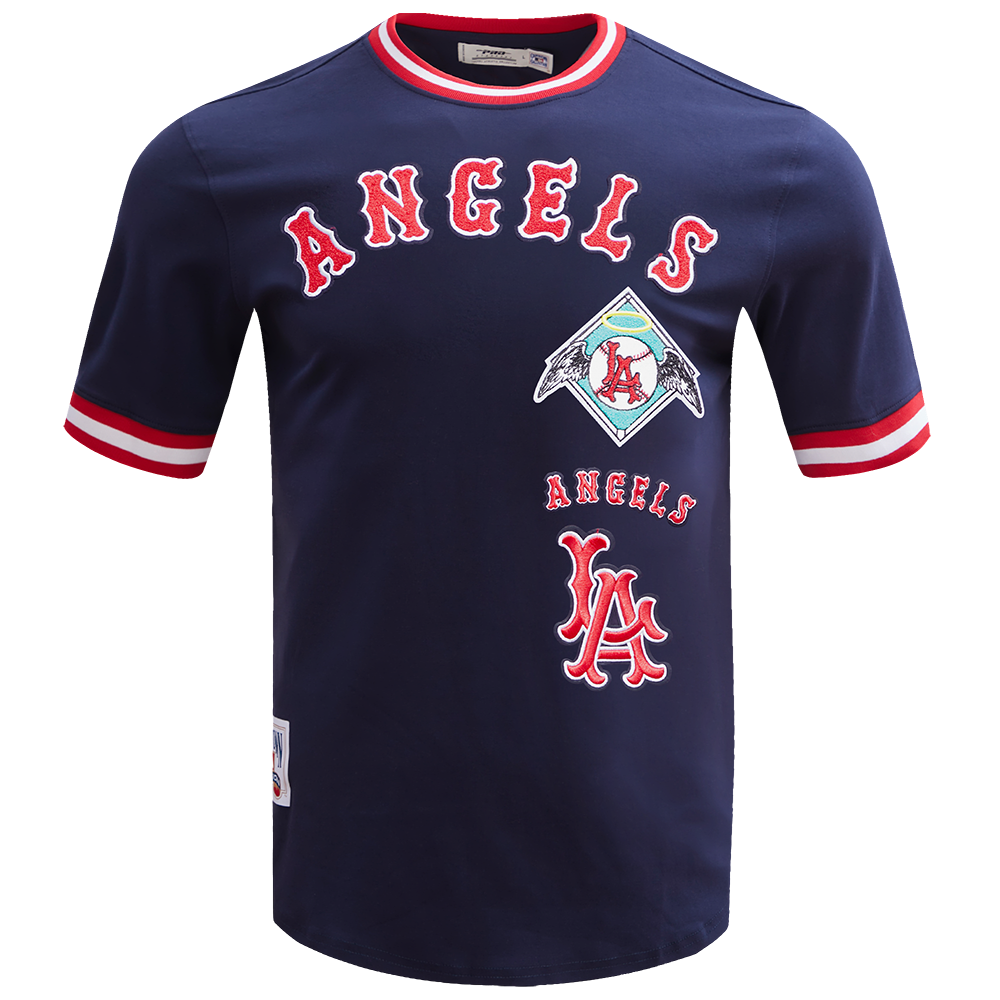 MLB LOS ANGELES ANGELS RETRO CLASSIC MEN'S TOP (MIDNIGHT NAVY/RED)