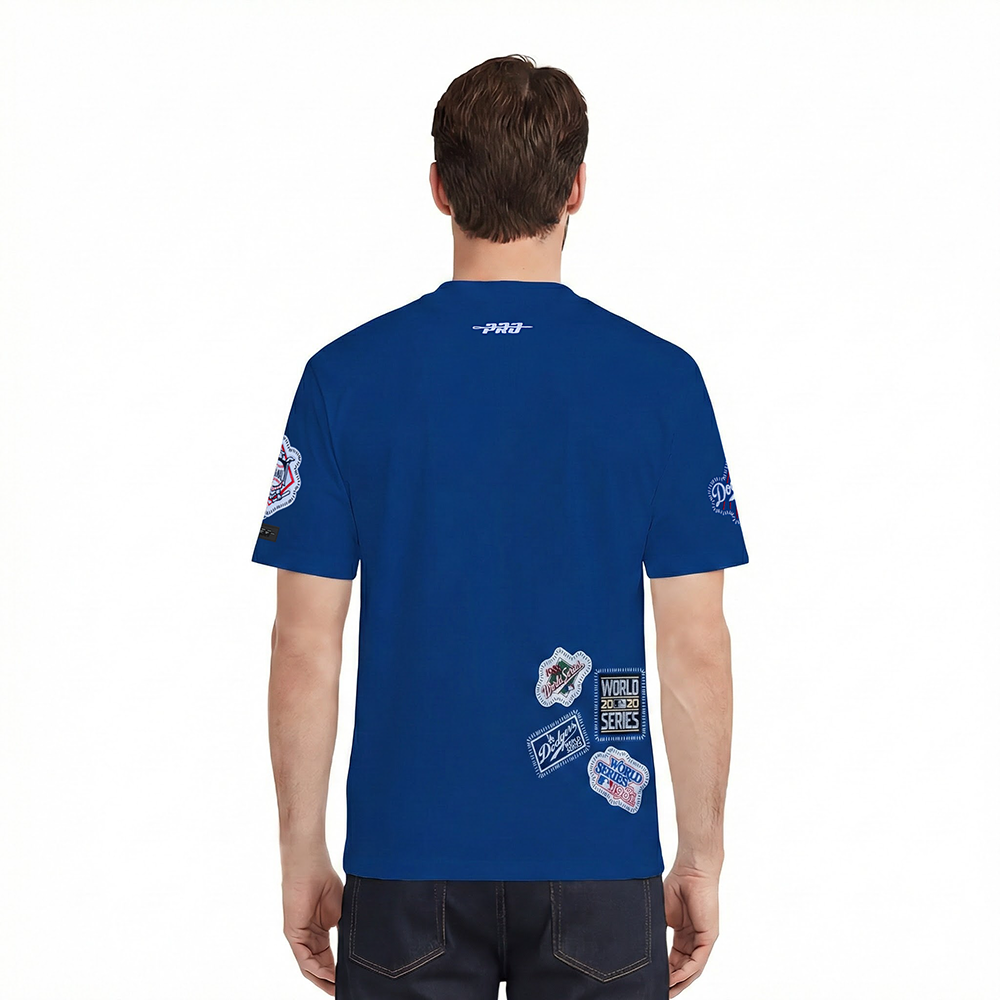 MLB LOS ANGELES DODGERS DIY PICK STITCH MEN'S SINGLE JERSEY TOP (DODGER BLUE)