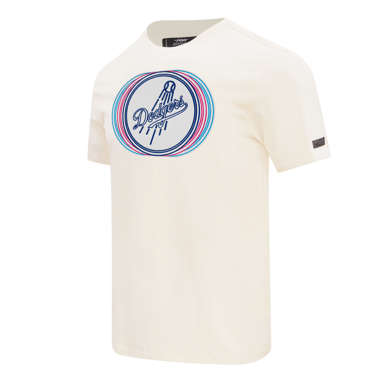 MLB LOS ANGELES DODGERS ECHO LOGO MEN'S SINGLE JERSEY TOP (EGGSHELL)