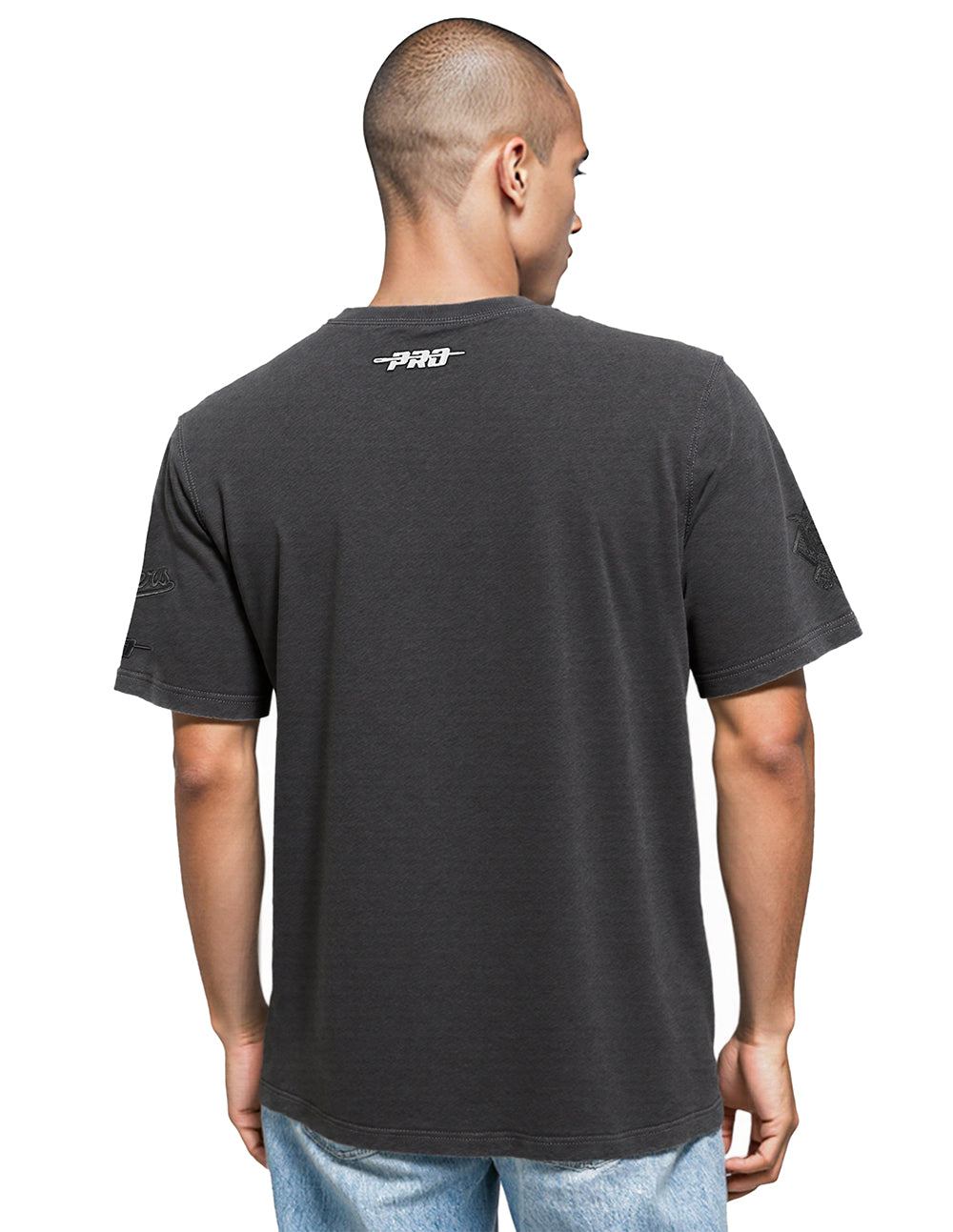 MLB LOS ANGELES DODGERS BLACKOUT MEN'S CJ DROP SHOULDER TOP (BLACK)