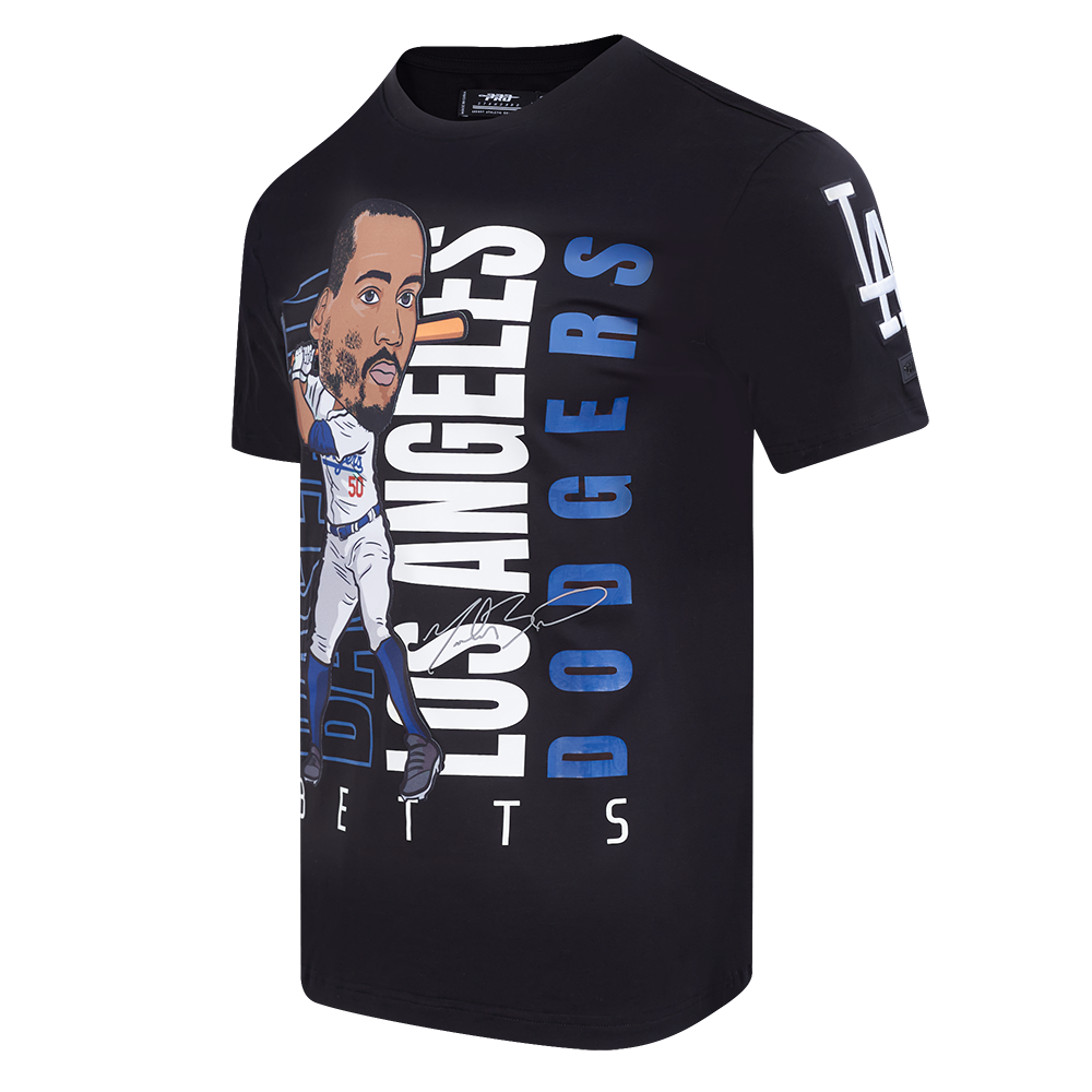 MLB LOS ANGELES DODGERS MOOKIE BETTS #50 REMIX AVATAR MEN'S SJ TEE (BLACK)