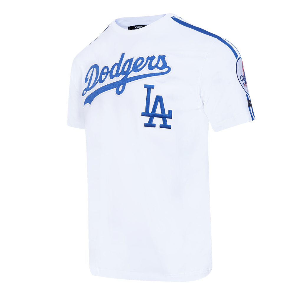 MLB LOS ANGELES DODGERS SHOHEI OHTANI #17 CLASSIC MEN'S SJ STRIPED TEE (WHITE/DODGER BLUE)