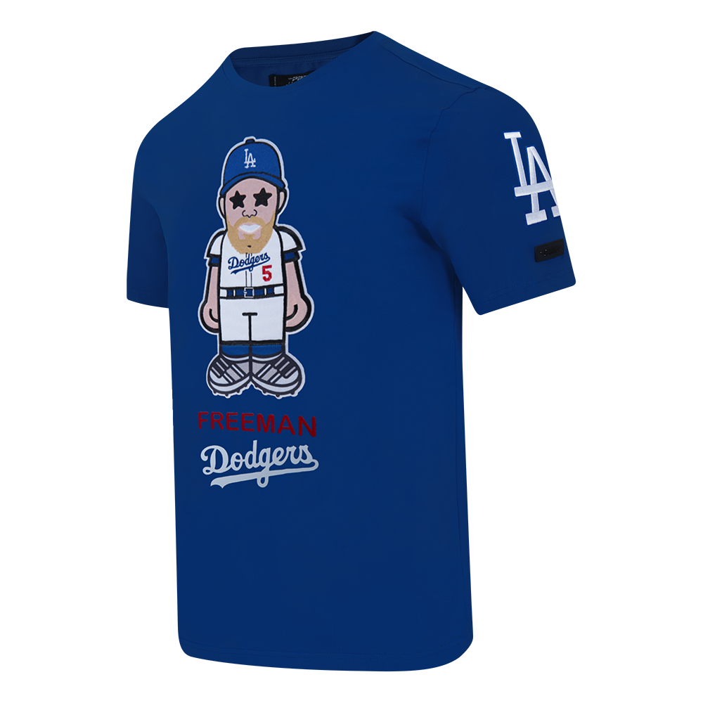 MLB LOS ANGELES DODGERS FREDDIE FREEMAN #5 AVATAR MEN'S SINGLE JERSEY TOP (DODGER BLUE)
