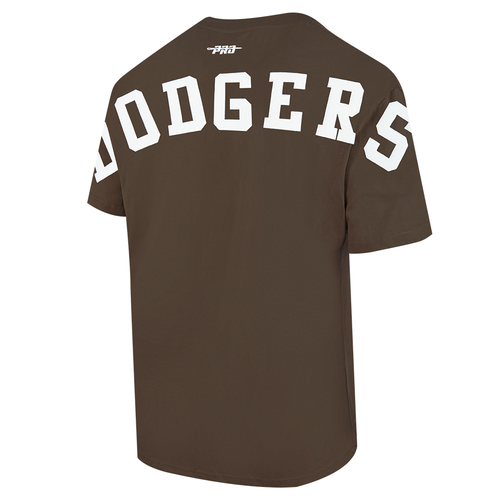 MLB LOS ANGELES DODGERS WINGSPAN MEN'S CJ DROP SHOULDER TEE V2 (BROWN)