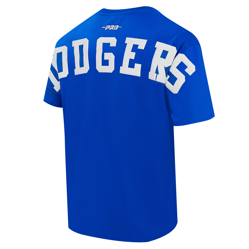 MLB LOS ANGELES DODGERS WINGSPAN MEN'S CJ DROP SHOULDER TEE V2 (ROYAL BLUE)