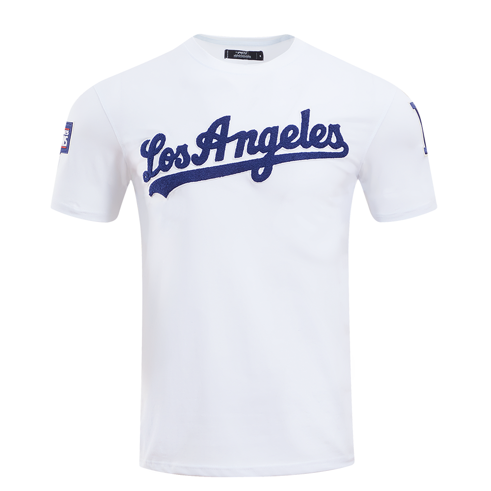 White dodgers top t shirt