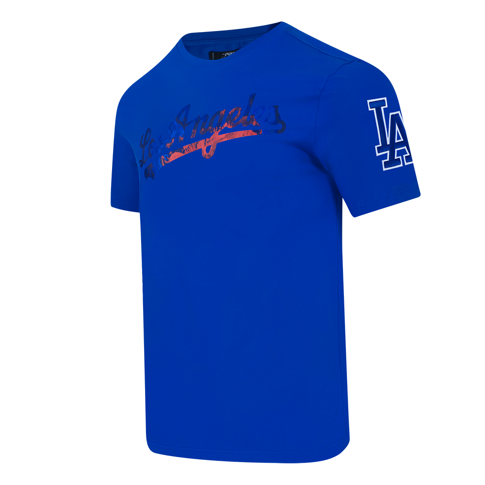 MLB LOS ANGELES DODGERS DIP DYE PRO TEAM MEN'S TOP (ROYAL BLUE)