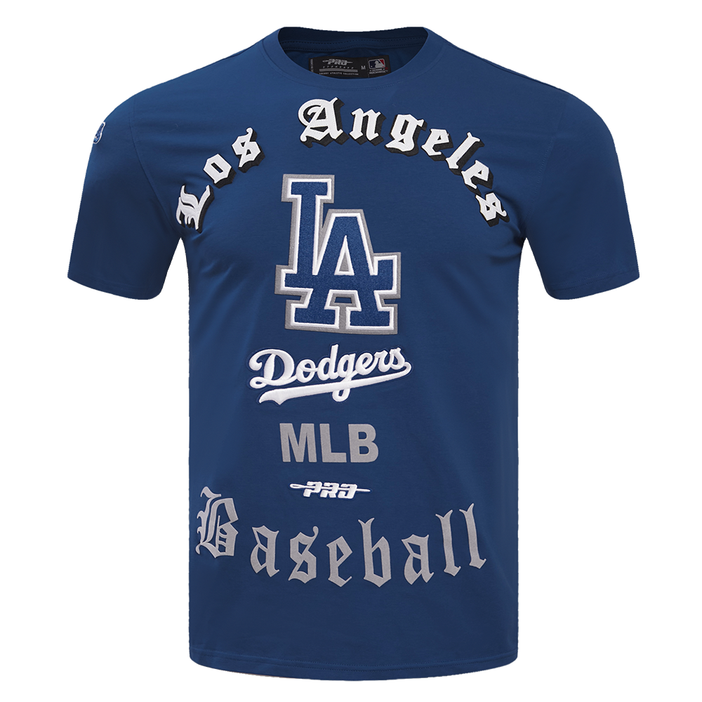 MLB LOS ANGELES DODGERS OLD ENGLISH MEN S TOP DODGER BLUE Pro Standard