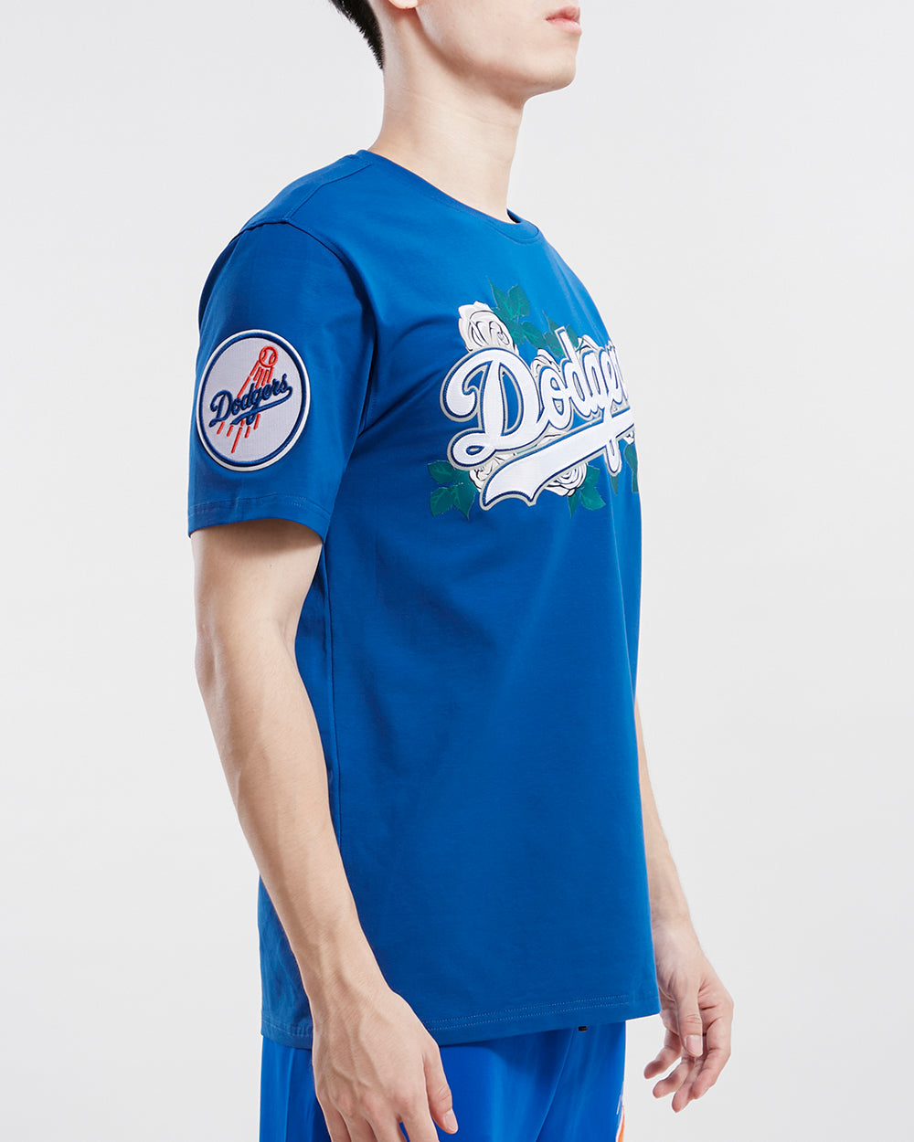 Pro Standard Royal Los Angeles Dodgers Roses T-shirt in Blue