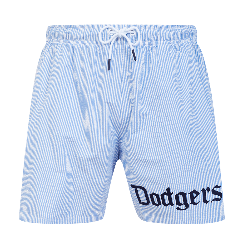 MLB LOS ANGELES DODGERS COUNTRY CLUB MEN'S SEERSUCKER SHORT (SEERSUCKER BLUE)