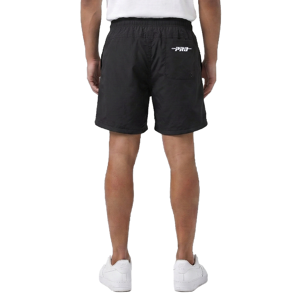 MLB LOS ANGELES DODGERS PARADISE MEN'S WOVEN SHORT (BLACK)