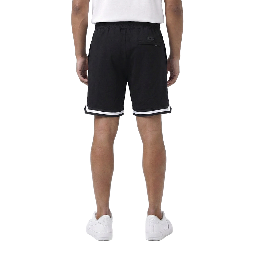 MLB LOS ANGELES DODGERS CLASSIC CHENILLE MEN'S PRO DK SHORT (BLACK)
