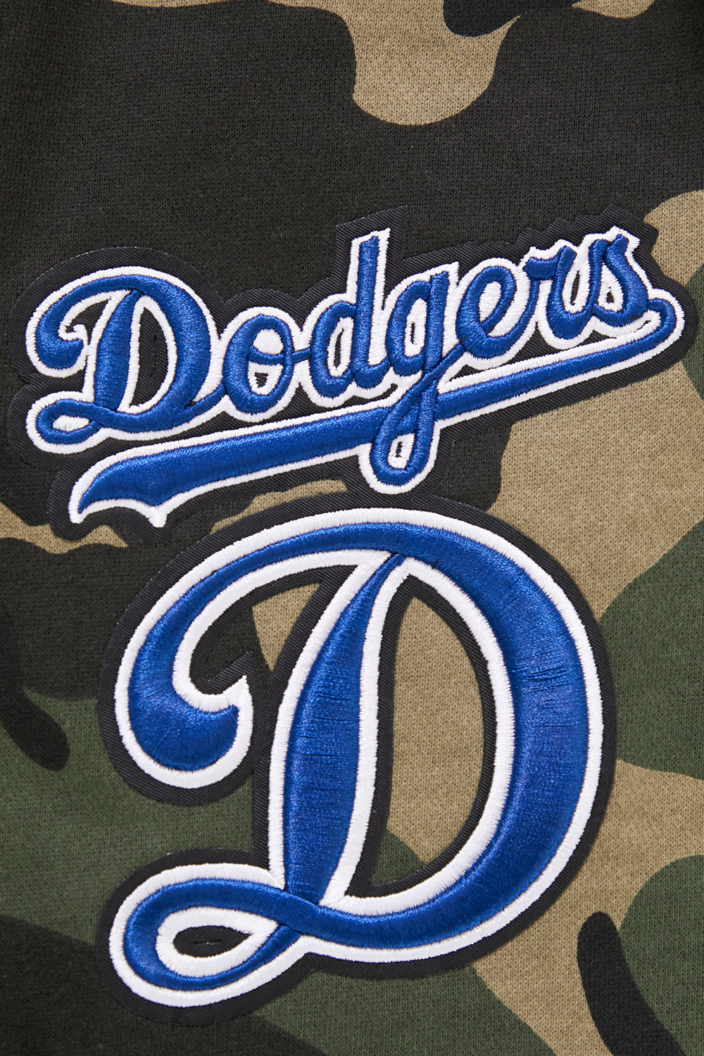 Men's Los Angeles Dodgers Pro Standard Black Stacked Logo Pullover