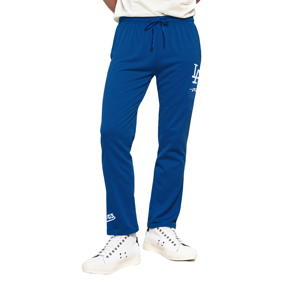 MLB LOS ANGELES DODGERS WINGSPAN MEN'S FLEECE STRAIGHT LEG SWEATPANT (DODGER BLUE)