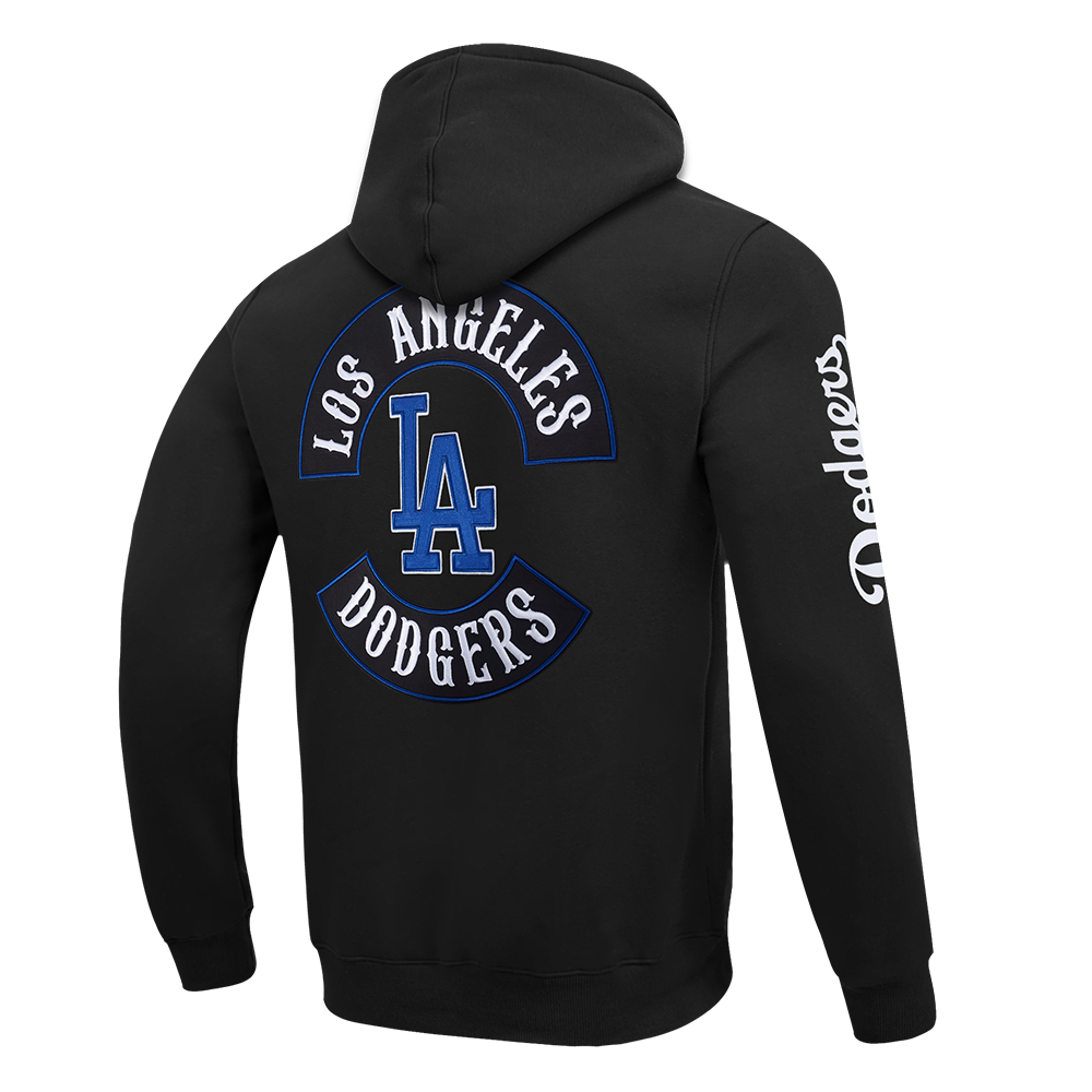 MLB LOS ANGELES DODGERS BORN FOR SPORT MEN'S FLC PO HOODIE (BLACK)
